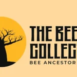 A tree with the words " bee collection " underneath it.