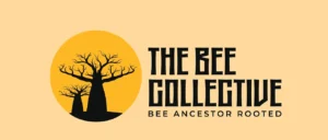 A tree with the words " bee collection " underneath it.